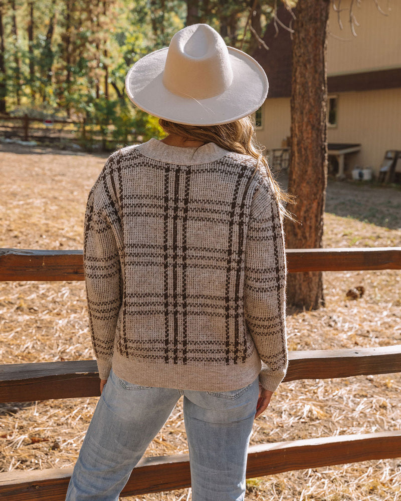 Taillierte Strickjacke mit Knopfverschluss - Annelise