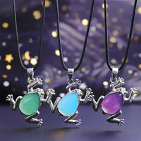 Natürliche Kristall-Frosch-Meditationskette – Gaia