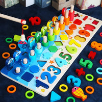 Montessori Kleinkinderspielbrett - Holz SpielSafari