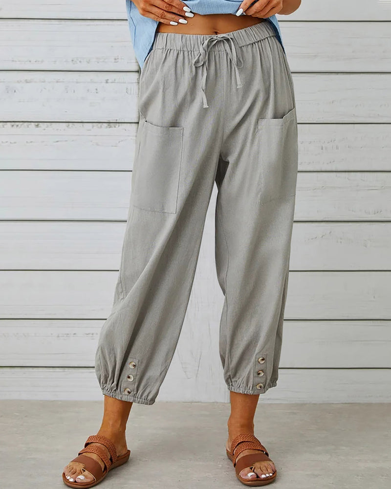 Hoch Taillierte Damenhose – Olivia