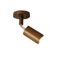 Verstellbare Deckenstrahler aus Holz – EcoLux