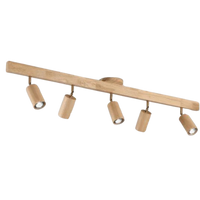Verstellbare Deckenstrahler aus Holz – EcoLux