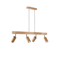 Verstellbare Deckenstrahler aus Holz – EcoLux
