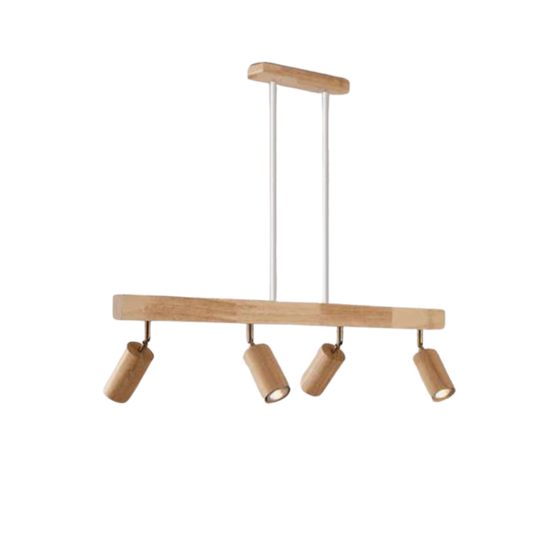 Verstellbare Deckenstrahler aus Holz – EcoLux