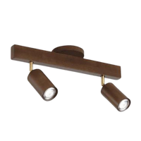 Verstellbare Deckenstrahler aus Holz – EcoLux