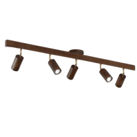 Verstellbare Deckenstrahler aus Holz – EcoLux