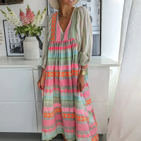 Sommerliches Maxikleid mit Farbverlauf – Solenne
