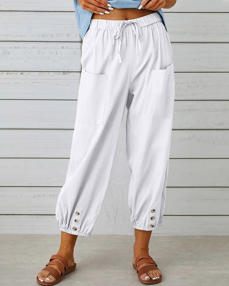 Hoch Taillierte Damenhose – Olivia