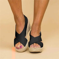 Komfortable Orthopädische Keilabsatz-Espadrilles - Clara