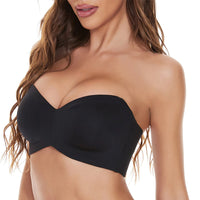 Nahtloser Bandeau-BH mit abnehmbaren Trägern – Camille