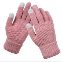Gestrickte Touchscreen-Handschuhe für Damen – Amara