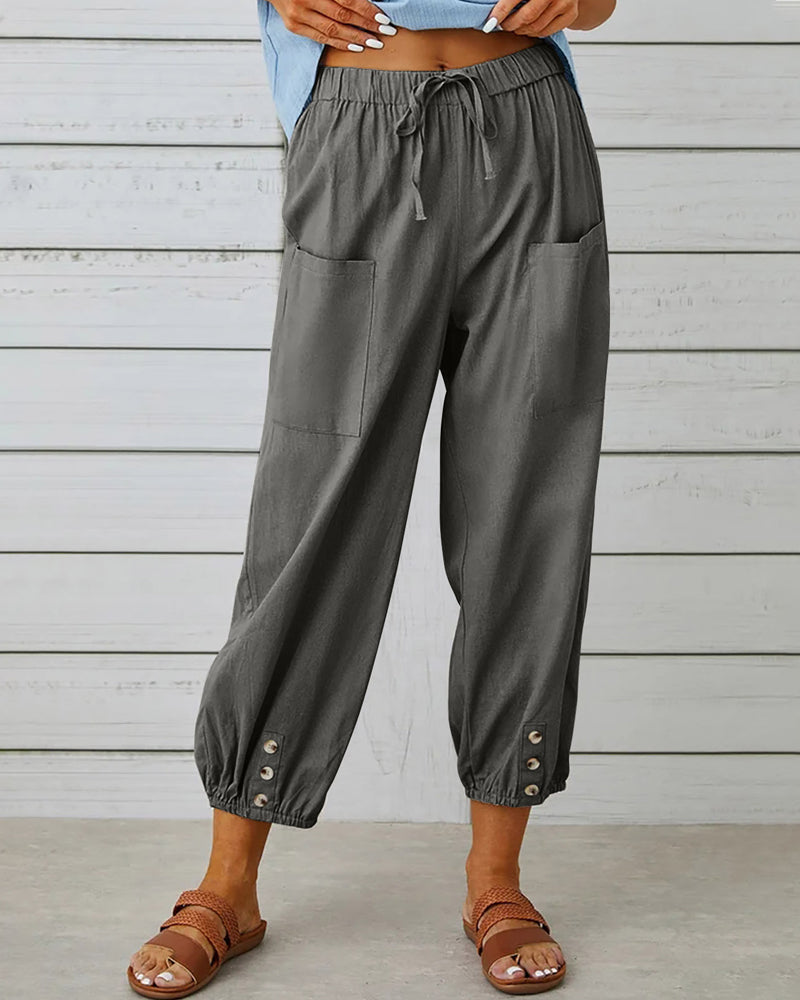 Hoch Taillierte Damenhose – Olivia