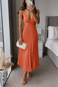 Elegantes Plissiertes Kleid mit Figurschmeichelnder Passform – Emilie