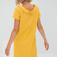 Stylisches Sommerkleid aus Leinen-Baumwoll-Mix - LinaLuft