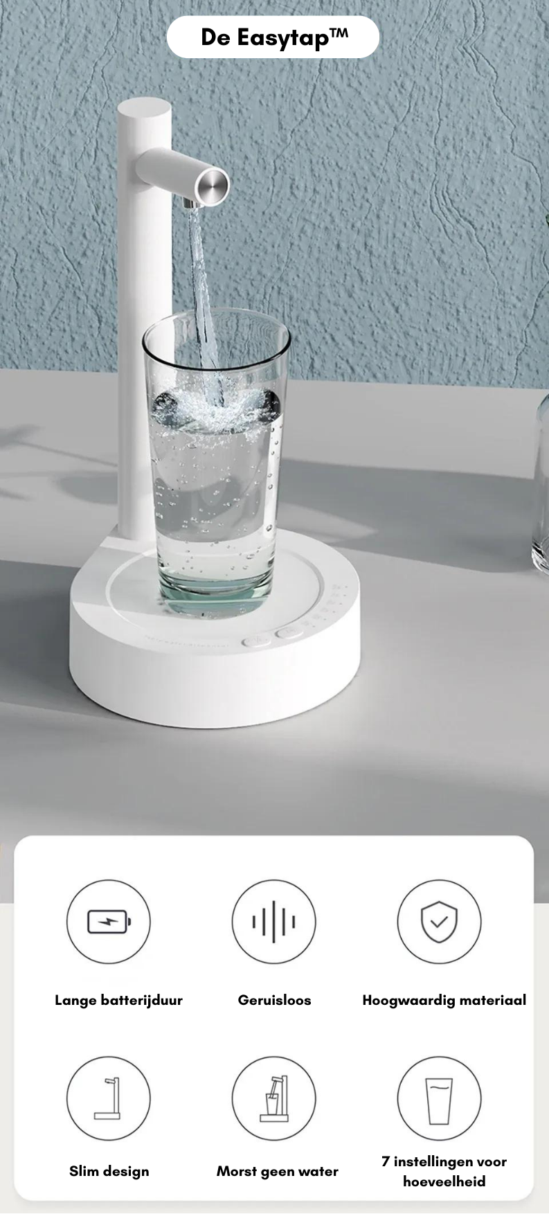 Wasser trinken leicht gemacht – direkt aus deinem Bett – HydraTap™