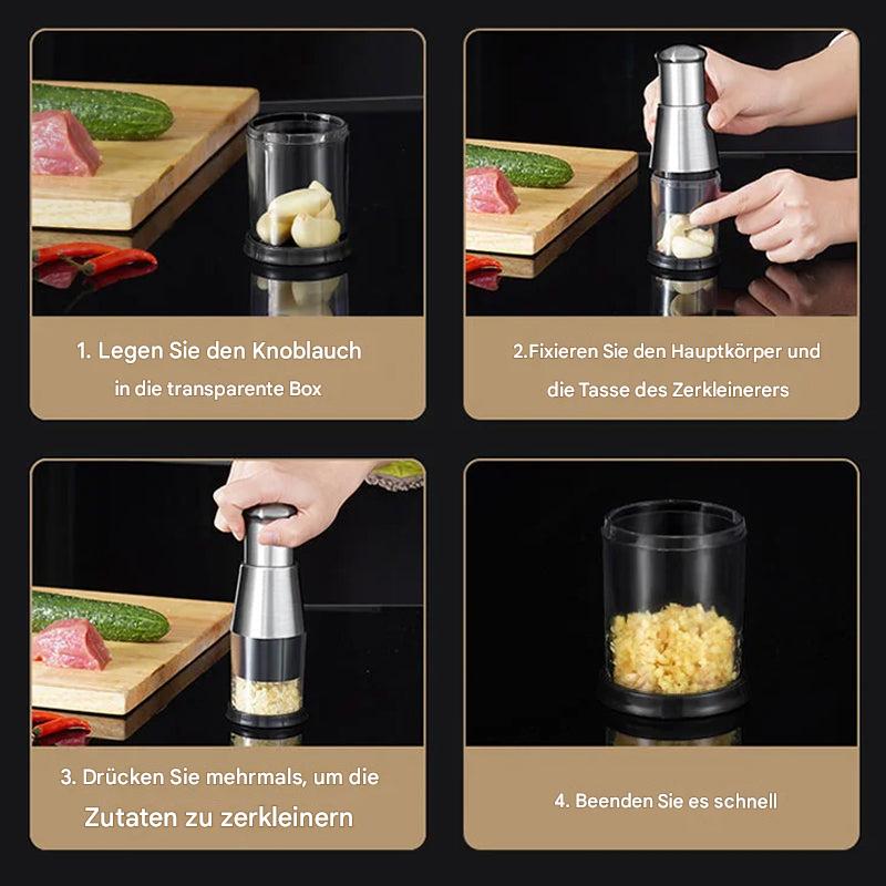 Zeitsparende Knoblauchpresse - GarlicPro