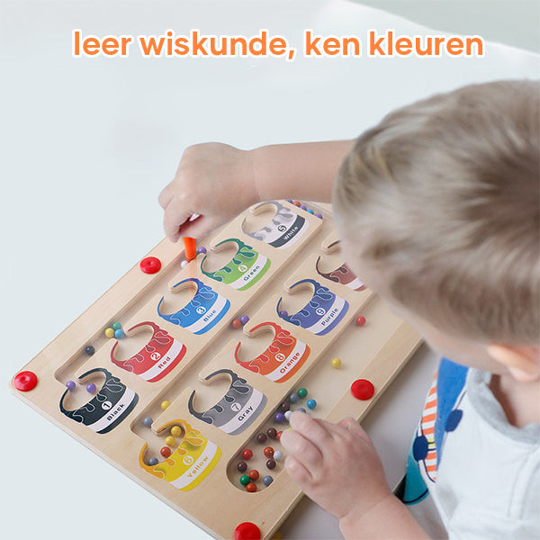 Magnetisches Lerndoolhof für Farben- und Zahlenlernen – MazeMagic