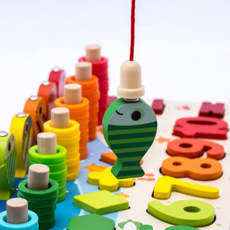 Montessori Kleinkinderspielbrett - Holz SpielSafari