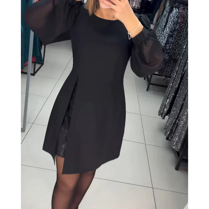 Klassisches Kleid mit langen Ärmeln – Isabelle