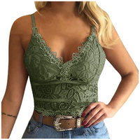 Damen Spitze Top mit Spaghettiträgern – Lina