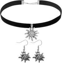 Damen Edelweiß Schmuckset – AlpenLiebe Oktoberfest 2025