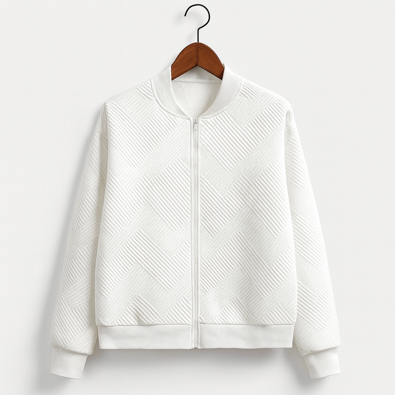 Stilvolle Damen Zip-Up-Jacke – Rivka