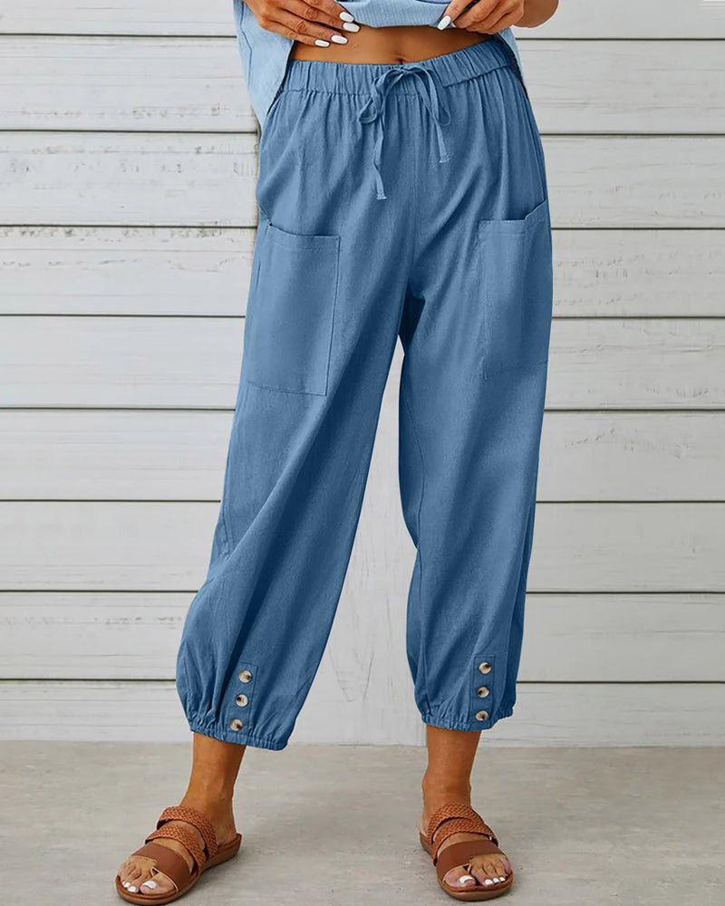 Hoch Taillierte Damenhose – Olivia