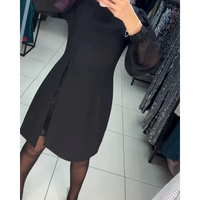 Klassisches Kleid mit langen Ärmeln – Isabelle