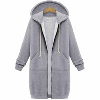 Casual Langer Damen-Cardigan – CozyZip
