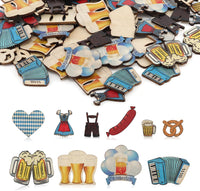 Holzdeko Oktoberfest (100er-Set) – WiesnKonfetti Oktoberfest 2025