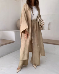 Lässiges Zweiteiler-Set Damen mit Weste und Hose – Thalia