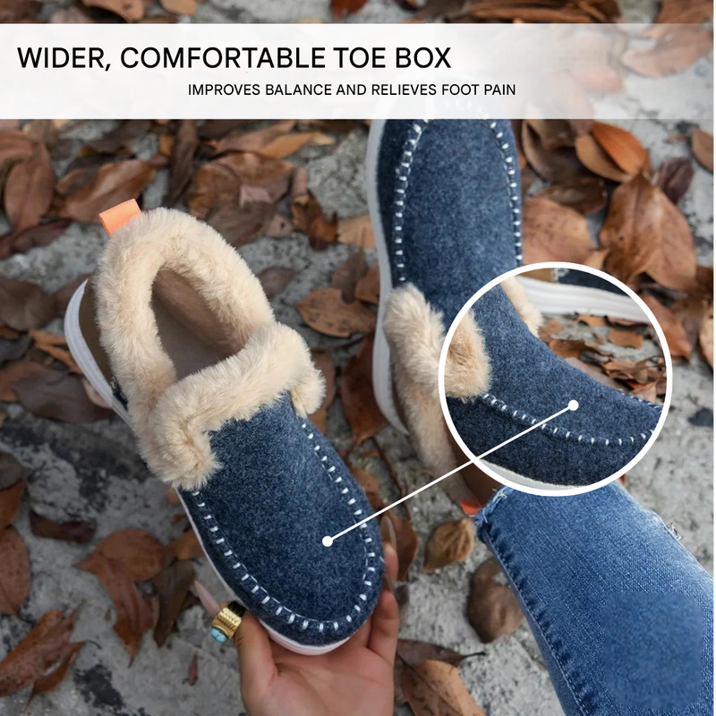 Damen Komfortschuhe mit Plüschfutter – Valeria