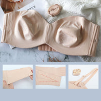 Nahtloser Bandeau-BH mit abnehmbaren Trägern – Camille