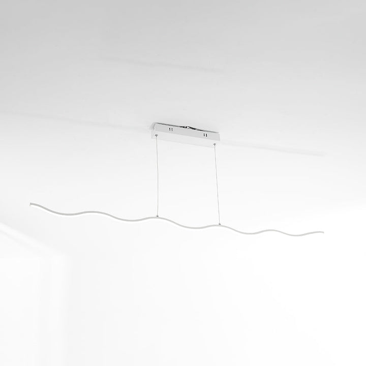 LED-Pendelleuchte mit modernem Wellenlinien-Design – WaveGlow