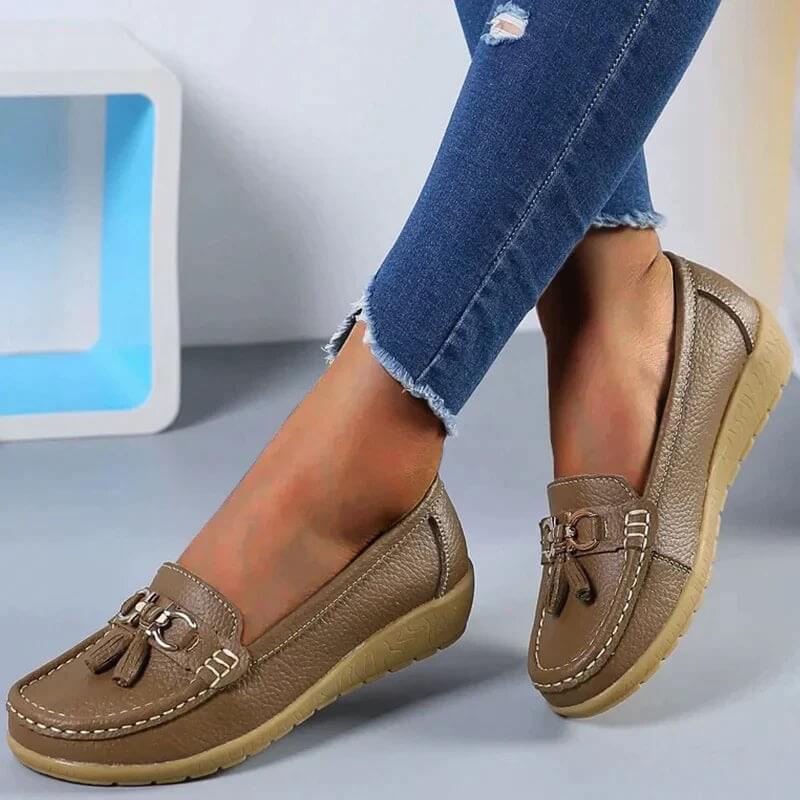 Ergonomischer Ledersandalen - ElegaWalk