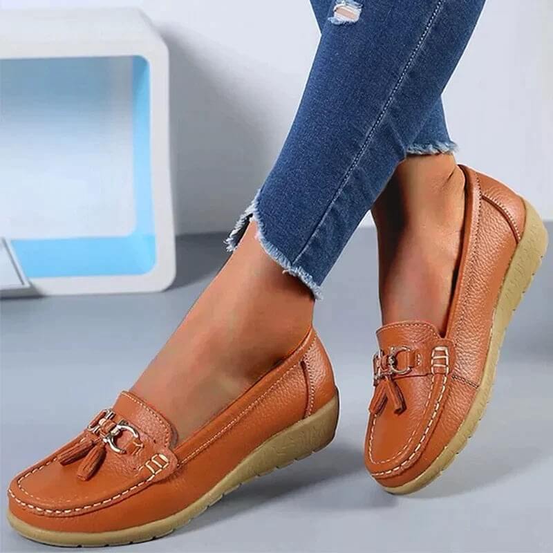 Ergonomischer Ledersandalen - ElegaWalk