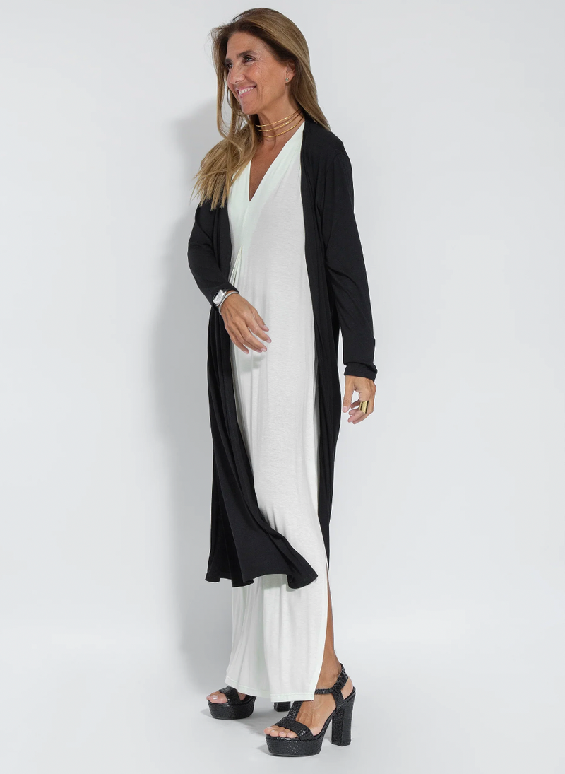 Figurbetontes Kleid mit Weste – Valentina