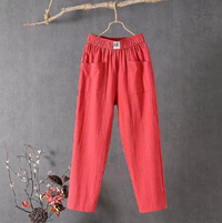 Leinenhose mit elastischem Bund - Livia