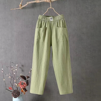 Leinenhose mit elastischem Bund - Livia