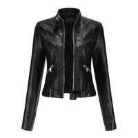 Stilvolle Damen Lederjacke in klassischem Design – Marlene