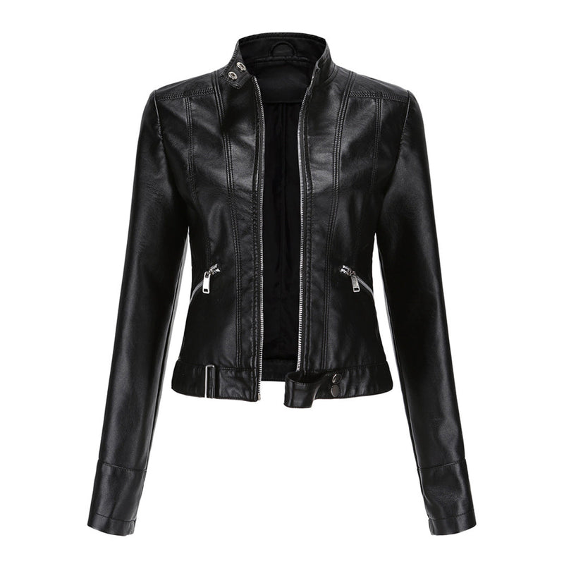 Stilvolle Damen Lederjacke in klassischem Design – Marlene
