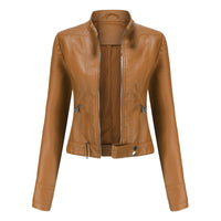 Stilvolle Damen Lederjacke in klassischem Design – Marlene