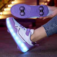 Orthopädische LED Rollschuhe - Zoe