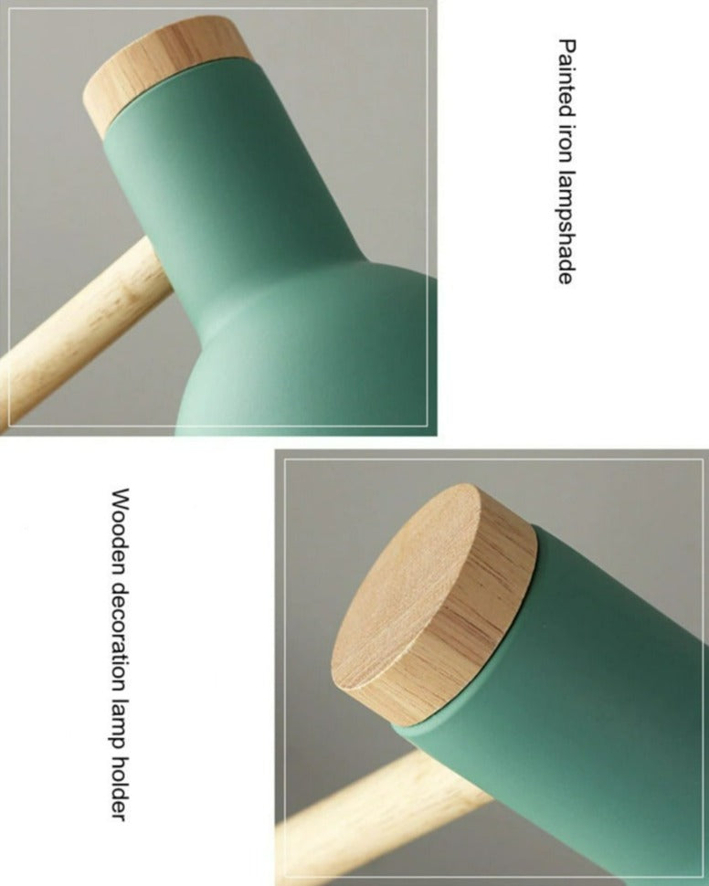 Hölzerne Skandinavische Tischlampe - LumiNord