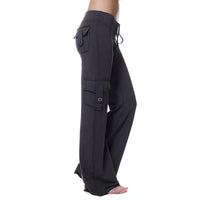 Damen Bootcut Cargo Hose mit Taschen – Isabella