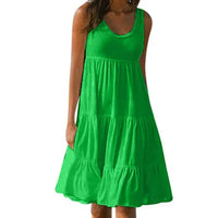 Trendiges Ärmelloses Minikleid mit Rundhalsausschnitt – Amelie
