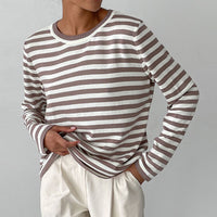 Elegantes Gestreiftes T-Shirt aus Leichtem Stoff - StreifenLeicht