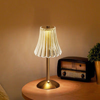 LED Retro Tischlampe USB Wiederaufladbar - BrillianceGlow