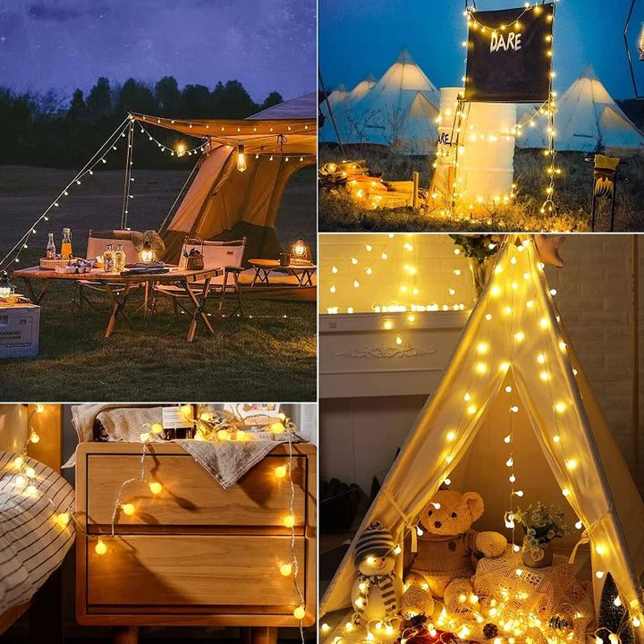 Solarbetriebene Partybeleuchtung – SolarGlow