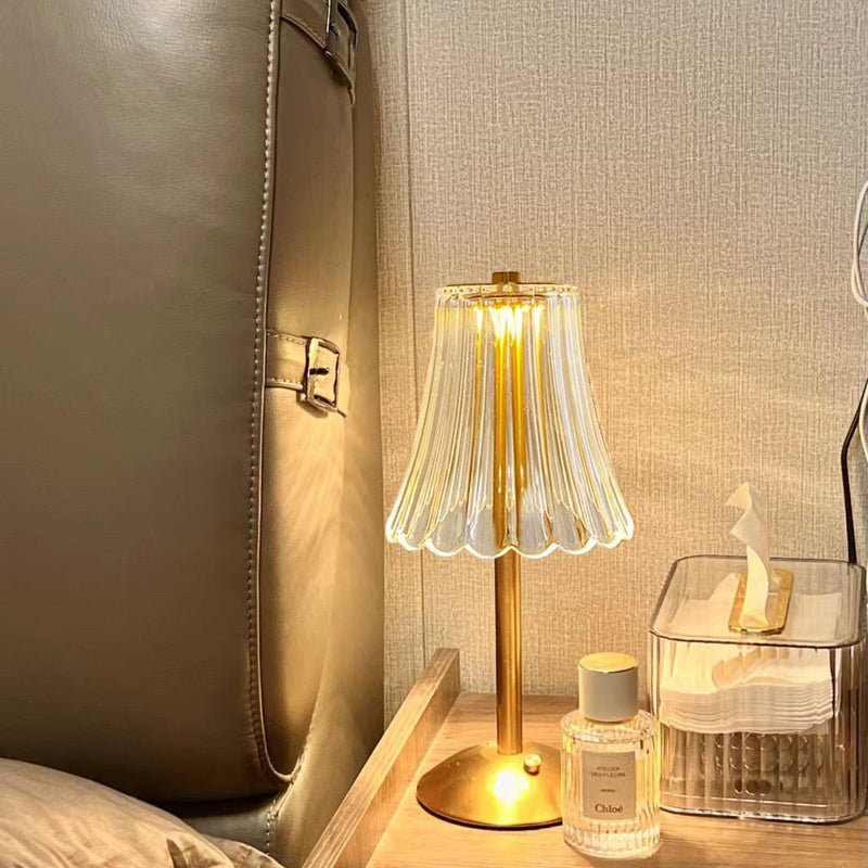 LED Retro Tischlampe USB Wiederaufladbar - BrillianceGlow